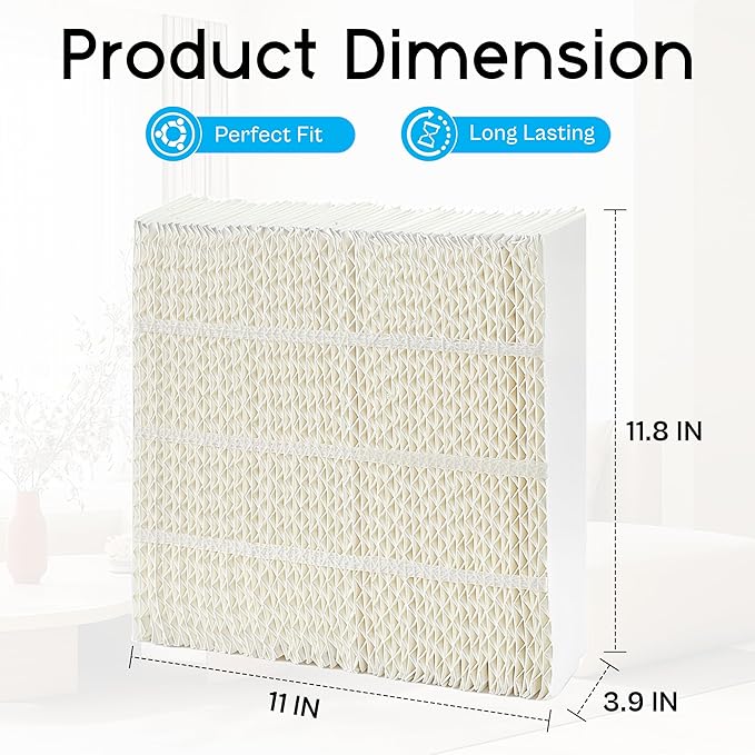 TOMOON 1043 Super Wick Humidifier Filter - Replacement for Essick Air Aircare 831000 EP9500 EP9800 836000HB and Spacesaver 800 8000 Series humidifier - Image 5