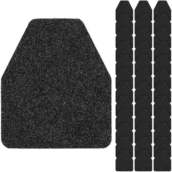 36Pack Commercial Urinal Mats, Non-Slip Urinal Floor Mat for Men's Bathroom, Washable Rubber Urinal Pads for Business Bathroom by THMINS