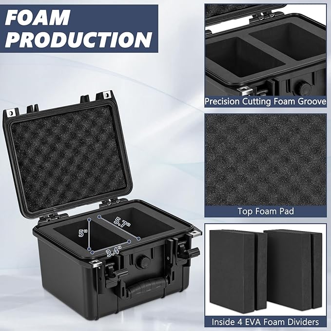 Graded Card Case - IP67 Waterproof Storage Box for 40+ CSG, BGS, SGC, Top Loaders Graded Sports Trading Cards - Image 2