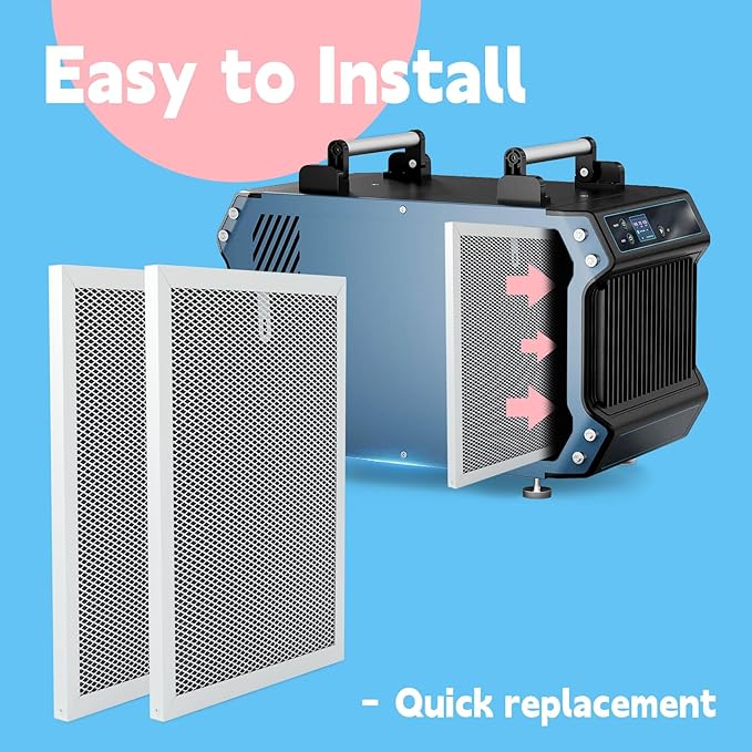 2 Pcs MERV-1 Filter Compatible with Guardian 60 60P 85P Crawl Space Dehumidifier - Image 7