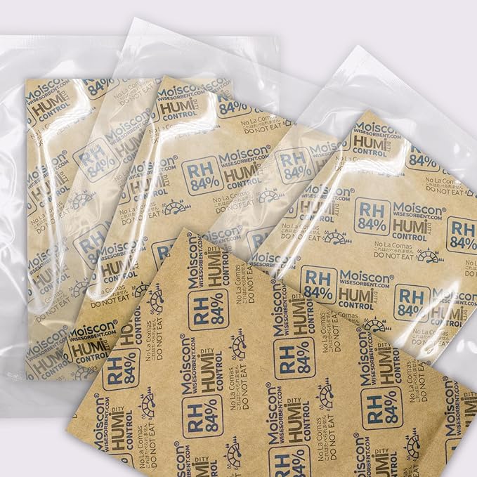 84% Two-Way Humidity Control Packs for Storing 1 lb – Size 60 – 10 Pack – Seasoning Packets Moisture Control Packets Individually Wrapped, Humidifier Packs for Season Wood Humidifier Boxes - Image 8
