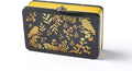DAHO Metal Storage Box with Hinge for Office, School, Home, Makeup, Arts & Crafts and Accessories (Gold) by Unknown