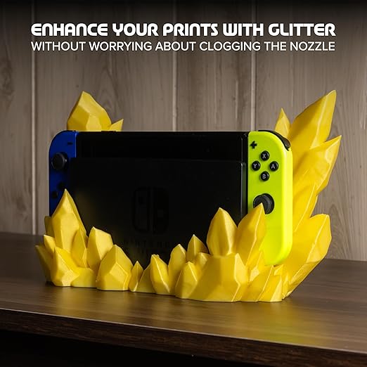 Polymaker Panchroma Celestial PLA Filament, Celestial Yellow 1.75mm 3D Printing Filament, Shiny Glittering 3D Printer PLA Filament, Fit Most FDM 3D Printers, 1kg Spool (2.2lbs) - Image 2