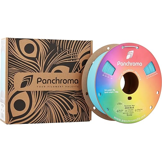 Panchroma PLA Aqua Blue 3D Printer Filament, 1.75mm, 1kg Spool, Easy to Print, High Speed Printing, Tangle Free, AMS Compatible, Perfect for Toys, Decor, Miniatures, Models & Cosplay - Image 8