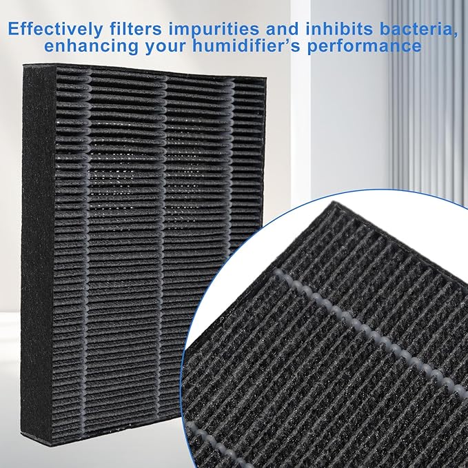 4-Pack Replacement Humidifier Filters Compatible with LEVOIT Superior 6000S Smart Evaporative Humidifier + 2 Top Fill Humidifier Replacement Filters Compatible with LEVOIT Humidifiers + Brush - Image 3