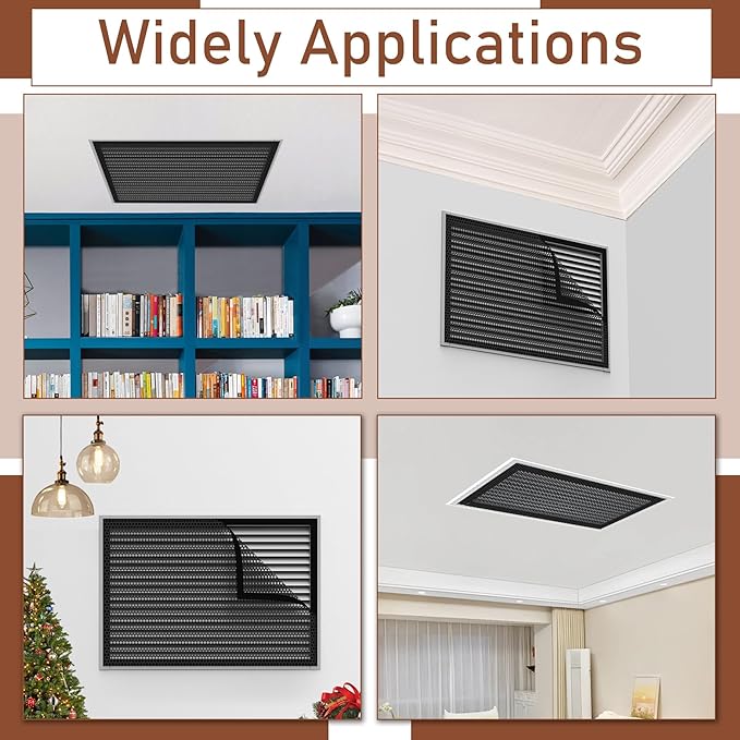 BJADE'S Sound Deadening Kit for Vent,Soundproofing Mats and Vent Covers for Reducing Noise and Dampening Vibration of HVAC Vent & Duct,Including 2 Pcs Sound Deadening Mat and 10"× 14" Vent Covers - Image 9