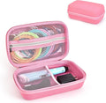 Case Compatible with 3Doodler Start+ Essentials for 3D Pen Set for Kids, Carrying Holder Fit for Printing Pens, Storage Organizer for Printing Filament Refill, Micro-USB Charger (3D-04A-Pink) by TATAVR