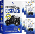 Descaling Powder Solution (6-Uses) Coffee Machine Descaler Cleaner | Compatible with Breville Keurig Nespresso Delonghi Ninja | To Descale Automatic Coffee Pots & Makers & Espresso Machines by bastion