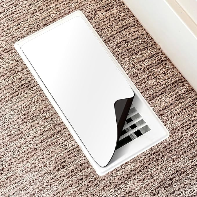 HOXHA Strong Magnetic Vent Covers, 5.5” × 12” Vent Cover Magnetic, Home and RV Vent Magnet Cover for Air Vents Wall Ceiling Floor, 2 Pack - Image 5