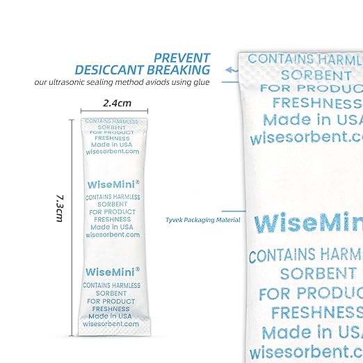 100pcs 5 Gram Food Safe Desiccant Packs, Premium Silica Gel Packets, Desiccant Moisture Absorbers for Storage - Image 3