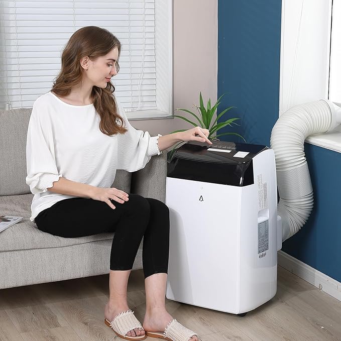 GarveeLife 12000 BTU Portable Air Conditioner 3-In-1 with Remote Control, 24H Timer, Quiet Operation, Freestanding AC Unit Cools Rooms Up to 550 Sq.Ft, Fan & Dehumidifier for Home Garage RV - Image 6