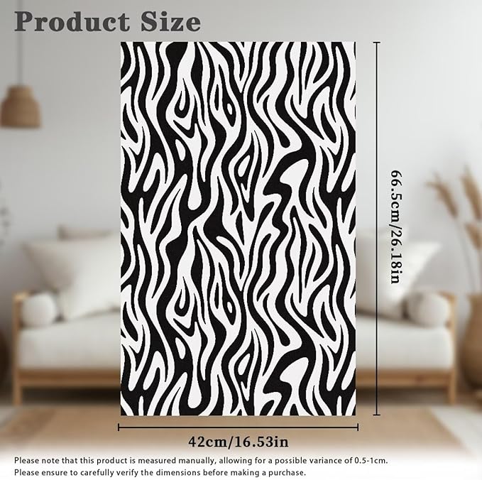 Zebra Head Protector for Recliner Non-Slip Headrest Headrest Cover Wear Resistant Fitted Furniture Protector Machine Washable - Image 6