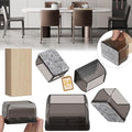 24PCS Rectangular Chair Leg Floor Protectors, Furniture Sliders, Non-Slip Felt Furniture Pads for Hardwood Floors, Silicone Cap Covers to Protect Floors,(Fit L :1.73-2.05", W: 1.34-1.65") by Indemo