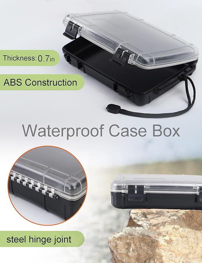 Waterproof Dry Box Waterproof Containers Waterproof Box for Kayaking Small Waterproof Storage Box Floating Dry Case for Boat Watertight Drybox - Image 5