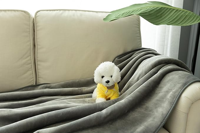 Waterproof Dog Blankets for Bed 40'' x 60'', Water Proof and Stain Resistant Throw Blankets for Couch Sofa, Water Resistant Bed Cover - Image 6
