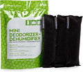 Ever Bamboo Mini Deodorizer & Dehumidifier w/Natural Bamboo Charcoal (3-Pack, 3 x 25 g) by Ever+Bamboo