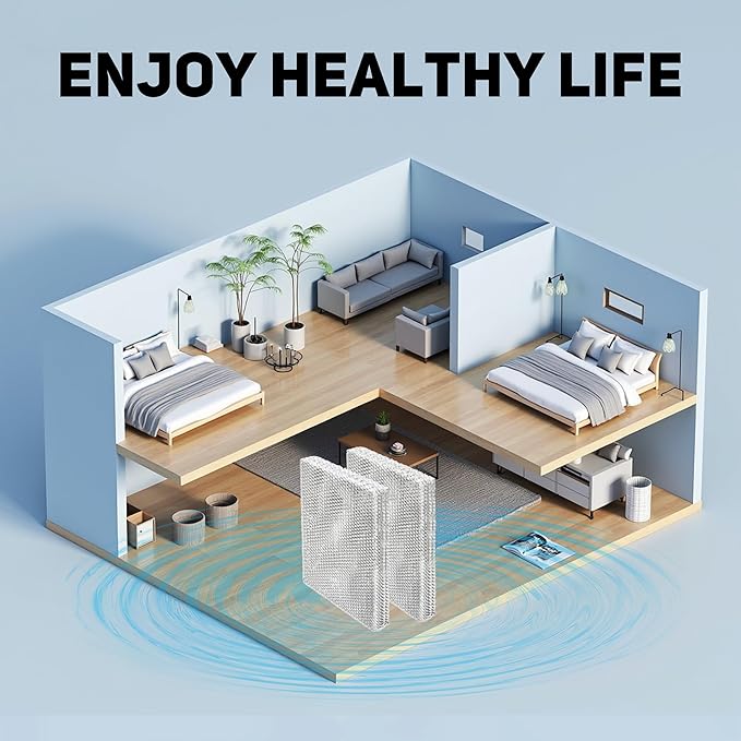 TOMOON 35 Water Panel Replacement for April. aire Humidifier, Aluminum Material Compatible with 700 600 300 350 360 560 560A 568 600A 600M 700A 700M 760 760A 768,2 Pack - Image 9