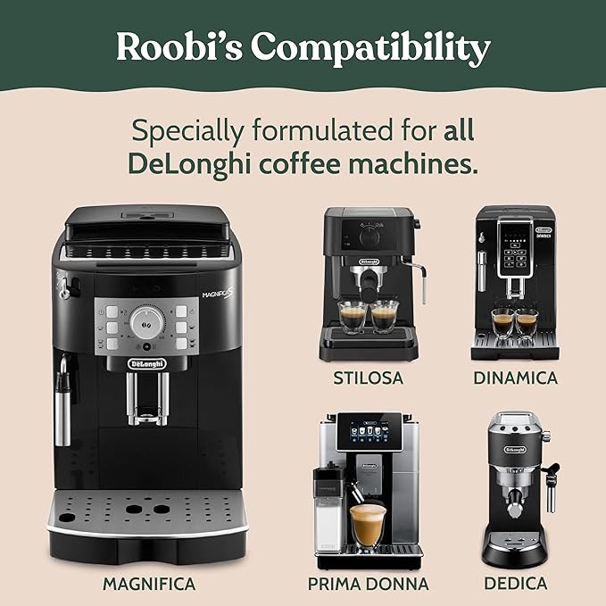 DeLonghi Compatible Descaling Solution. Clean & Descale your DeLonghi Coffee Maker. Single Bottle. Eco-Friendly Concentrated Formula. Carbon Neutral Cleaner Descaler Solution - Image 7