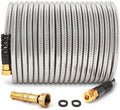 Cesun Metal Water Hose 50 ft, Outdoor Heavy Duty Garden Hose, Flexible, No Kink and Lightweight Stainless Steel Garden Hose for RV, Outdoor, Yard, Lawn, 50 foot x 5/8", Female to Male by Cesun
