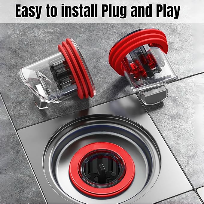 Odor Proof Floor Drain, Shower Drain Plus, Anti-Odor, Prevent Backflow, Prevent Odor Dispersion in Bathrooms, and Kitchens (Fit 1.5''-2.0'' Caliber) (1) - Image 5