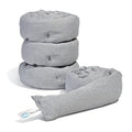 PIG Dryer-Safe Reusable Water Absorbent Sock | 4 Pack | 3" W x 38" L | Absorbs Up to 34 oz per Sock | Gray | PM50673 by NewPig