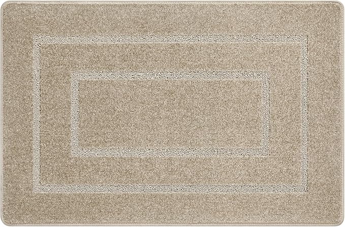 PURE ERA Carpet Stair Tread Landing Mat Tape Free Self Adhesive Non Slip Skid Resistant Indoor Doormat Area Rug Floor Mat for Kitchen Bathroom Workstations Washable 2' X 3' by PUREERA
