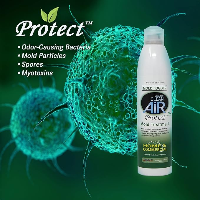 Protect™ Home & Commercial Mold-Treatment Plant-Based Mold-Odor Remover Fogger Treatment - eco-friendly solution for a safer and healthier living and working space. (14 oz) - Image 5