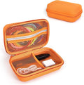 Case Compatible with 3Doodler Start+ Essentials for 3D Pen Set for Kids, Carrying Holder Fit for Printing Pens, Storage Organizer for Printing Filament Refill, Micro-USB Charger (3D-04B-Orange) by TATAVR