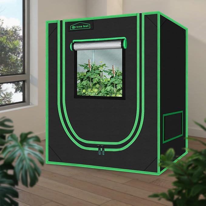 Small Grow Tent for Plants Indoor 18"x30"x36" Mylar Hydroponic Grow Tents Indoor Grow Room for Plant Fruit Flower Veg with Removable Waterproof Floor Tray - Image 2