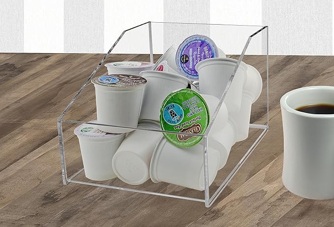 Marketing Holders Acrylic Photo Browsing Flip Bin Holds 5.75" Wide x 7.5" Deep CDs Prints Countertop Caddy for Stickers Postcards Greeting Cards and Art in Museums Retail Record Stores and Homes - Image 3