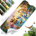 XIYUNTE Upgrade Baby Bath Mat Non Slip - 40"x16" Extra Long Kids Bath Mat for Tub Non Slip Bathtub Mat Eco-Friendly Toddler Bath Mats with Suction Cups, Machine Washable and No Fading, Animal Dusk by XIYUNTE