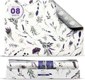 8X Lavender Scented Drawer Liners for Dresser - Scented Drawer Liner is Ideal for Cabinet, Dresser, Shelf, Cupboards - Double-Sided Pattern Non Adhesive Contact Paper for Shelves is Ideal Winter Gift by avelinetwobrothers