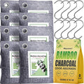 Activated Charcoal Odor Absorber for Strong Odor, Basement, Cars, Closets, Shoes, Smoke. 8 Pack Bamboo Charcoal Air Purifying Bags Deodorizer Odor Eliminator for Home by Mayunuo