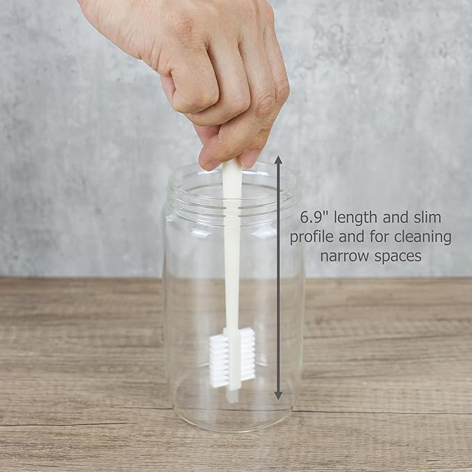 EIKS 10 Pack Juicer Cleaning Brushes for Cleaning Bottle Glassware Edge Corner Bottom, Also Suitable for Tile Lines Window Track Sink - Image 4