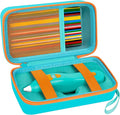 ANKHOH Organizer Case for 3Doodler Start+ Essentials 3D Pen for Kids, EVA Shell/Wrist Strap, Drop-Proof Water-Resistant, Stores for 3Doodler Pen Filament USB for Travel/Home/School (Box Only) Green by Ankhohstoragehardcase