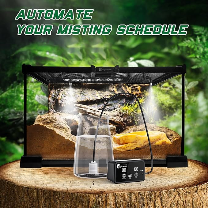 Automatic Reptile Mister System, Reptile Humidifiers Smart Misting System, Snake Mister Smart (2 Nozzles) - Image 2