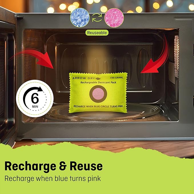Reusable Moisture Absorbers – Desiccant Packs for Safes, Closets, Storage Bins & More - Image 5