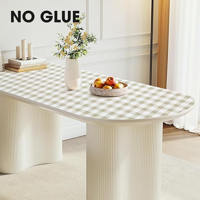 Beautysaid Shelf and Drawer Liner for Kitchen Cabinet, Non Adhesive Non Slip Shelf Paper Waterproof Washable Thickened for Dresser Pantry Shelve Bathroom Protector Liner(Checkered,18 in x 30 FT) - Image 5