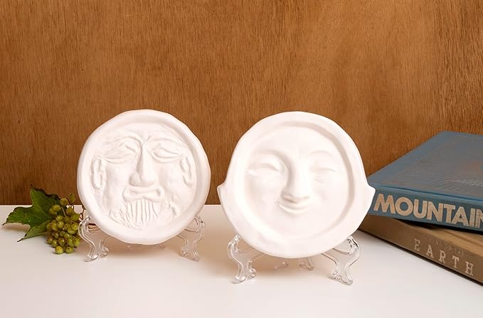 Air Purifying Healing Ceramic Object-Ancient Korean Demon Hunter's Face Roof Tile-Bearded Face Ceramic Home Décor-Air Purifying Effects, Eliminates Bad Odors, Humidity Control - Image 4