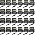 Weewooday Mini Digital Temperature Humidity Meters Gauge with Probe Gauge LCD Fahrenheit Display Thermometer Hygrometer for Incubator Reptile Plant Greenhouse Chicken Coop Garden(Black, 24 Pieces) by Weewooday