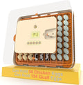 Egg Incubator for Hatching 56-154 Chicken/Quail/Turkey Eggs, 360° View Poultry Incubators with Automatic Egg Turning/Humidity Control&Alarm/Auto Water Adding/Adjustable Tray, for Beginner/Farm/Home by Unknown