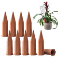 Modern Innovations Ceramic Terracotta Self Watering Spikes (10 Pack) Vacation Automatic Plant Waterer Devices, Indoor/Outdoor Planter Insert, Terra-Cotta Stakes for Potted Plants, Auto-Water System by ModernInnovations
