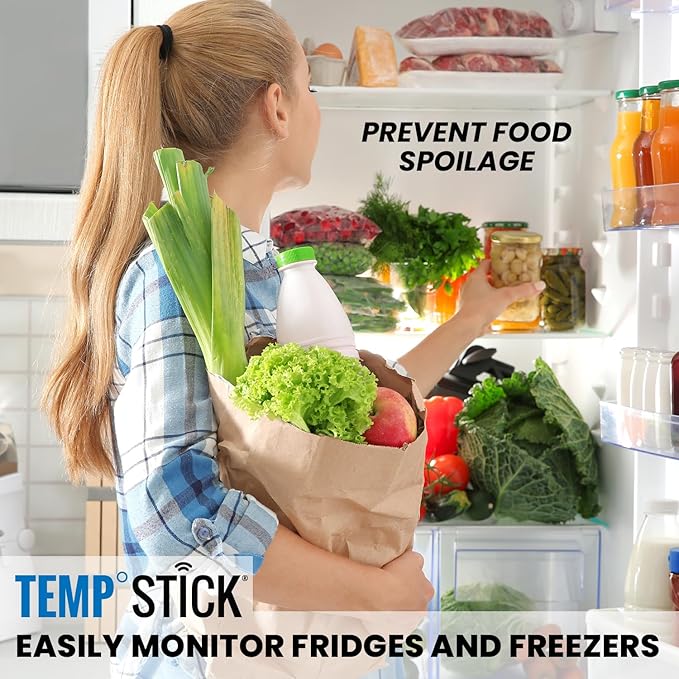 Temp Stick Remote WiFi Temperature & Humidity Sensor, Data Logger. No Subscription. 24/7 Monitor, Unlimited Text, App & Email Alerts. Made in America. Use with Alexa, IFTTT. Monitor Anywhere, Anytime - Image 3