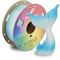 Polymaker Panchroma Gradient Celestial PLA Blue-White 3D Printing Filament, 1.75mm 1KG, Premium Gradient PLA, Easy to Print, AMS Compatible, Perfect for Figurines, Display Models and Fantasy Designs by Polymaker