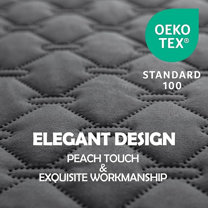 gogobunny 3X Stronger Waterproof Pet Blanket, Scratch Proof Furniture Protector for Dogs Cats, Reversible Cover 32x53 Inch, Dark Grey - Image 9