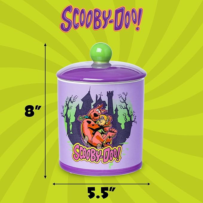Silver Buffalo Scooby Doo Scooby Snacks Spooky Ceramic Cookie Snack Jar (Large) - Image 2