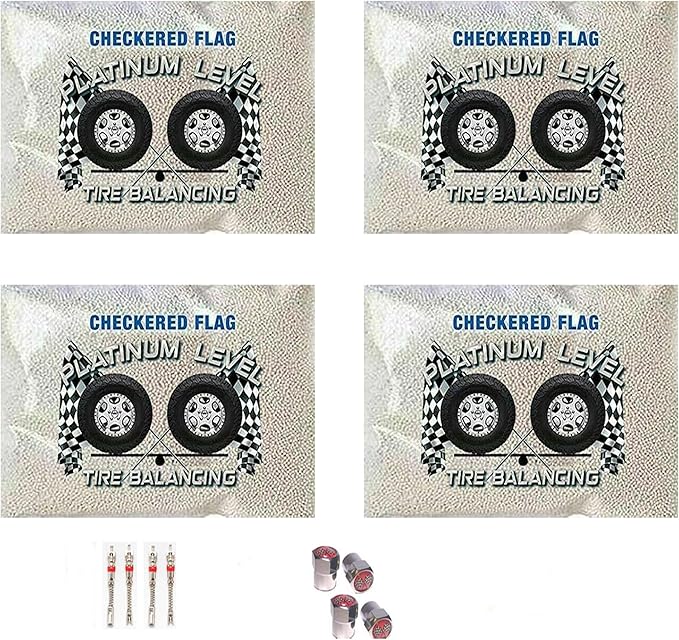 4-12-CFTB Tire Balancing Beads for Trucks, 2mm White Ceramic Beads, 12oz Packs of 4 - Great for Counteracting Heavy Spot in Semi, Medium Duty Trucks, Off-Road Vehicles, Trailer Wheels - Image 3