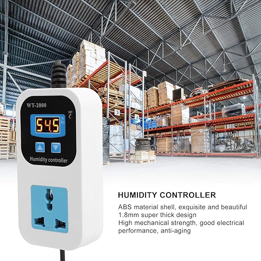 Digital Humidity Controller, 0%~99% RH Humidity Controller Suitable for Fermentation Home Brewing Beer(US) - Image 3