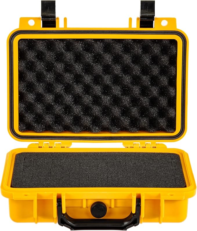 Eylar Protective Gear and Camera Hard Case Waterproof Dry Box with Foam 11.6 Inch 8.3 Inch 3.8 Inch (Yellow) - Image 3