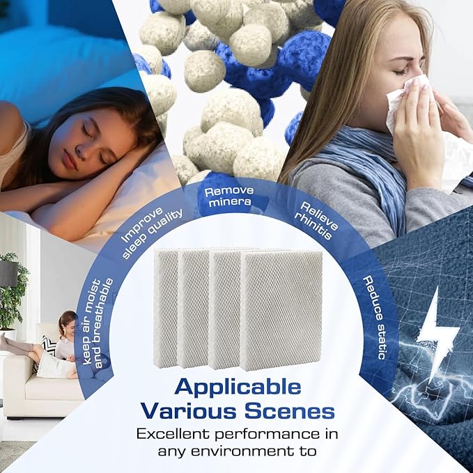 4 Pack 35 Water Panel Humidifier Filter Replacement 10" x 13" - Compatible with April.aire Humidifier 300 350 360 560 560A 568 600 600A 700 700A 700M 760 760A 768 April.aire Whole House Humidifier - Image 4